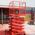 hydraulic scissor type diesel lifter